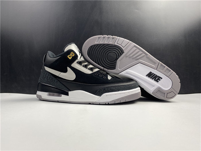 Jordan3 Tinker Black Cement Gold CK 4348-007