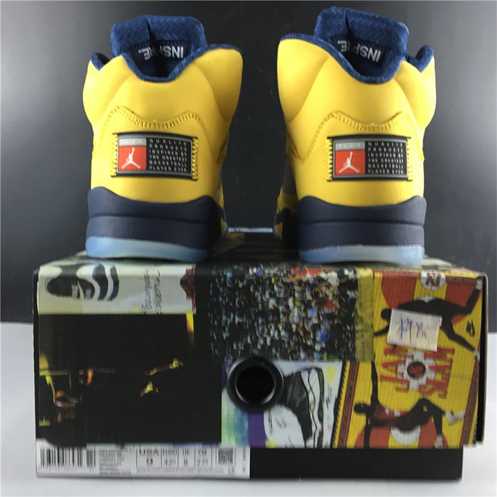 Jordan5 Retro Michigan CQ9541-704