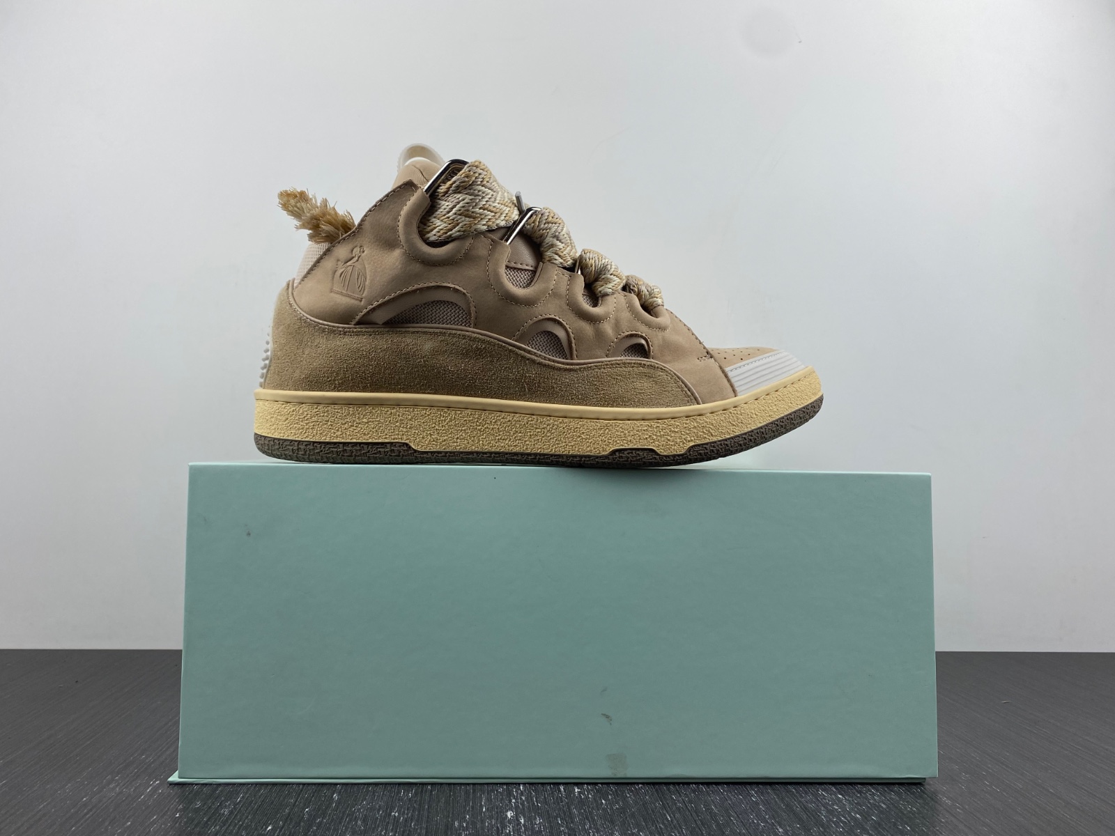 Lanvon Curb Sneaker Ecru FM-SKRK11-DRAG-E2202