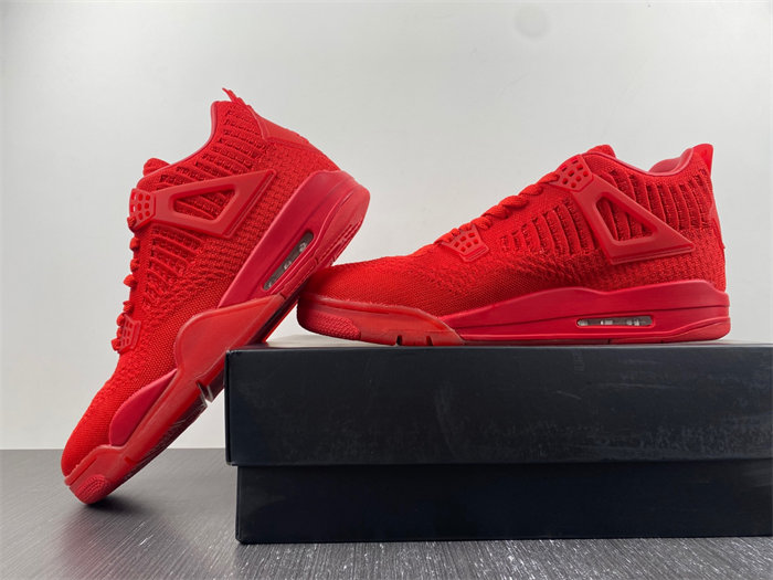 Jordan 4 Retro Flyknit Red  AQ3559-600