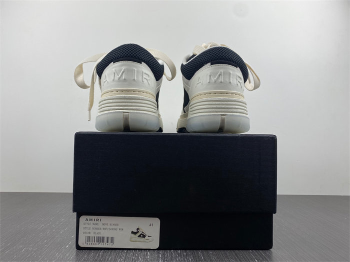 AMIRI Skel Top Low White Light Grey Black