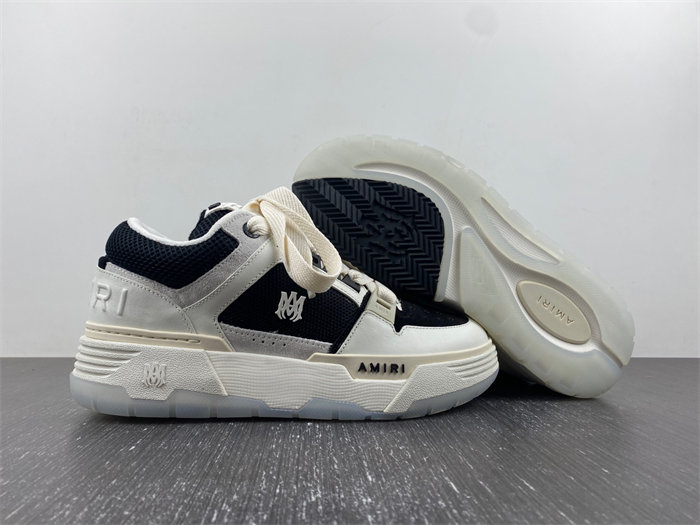 AMIRI Skel Top Low White Light Grey Black