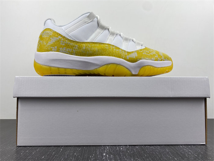 Jordan 11 Retro Low Yellow Snakeskin AH7860-107