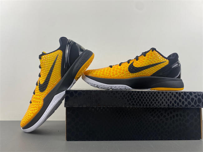 NIKE KOBE 6 PROTRO “LIGHTBULB” BLACK YELLOW   429659-700