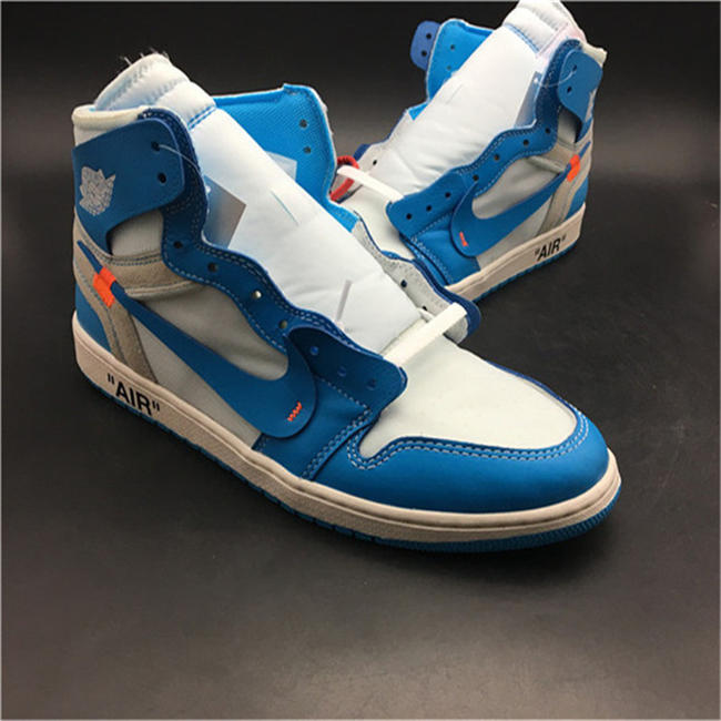 OFF-WHITE x Air Jordan 1 “Powder Blue” AQ0818-148