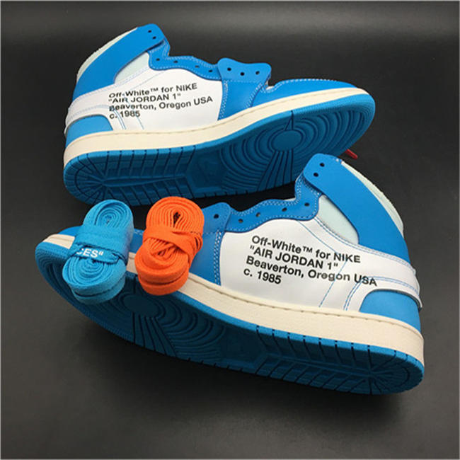 OFF-WHITE x Air Jordan 1 “Powder Blue” AQ0818-148