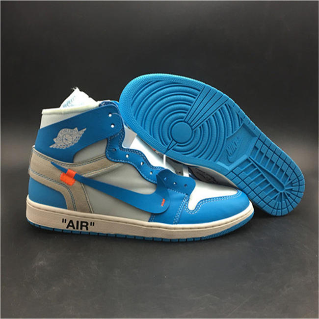 OFF-WHITE x Air Jordan 1 “Powder Blue” AQ0818-148
