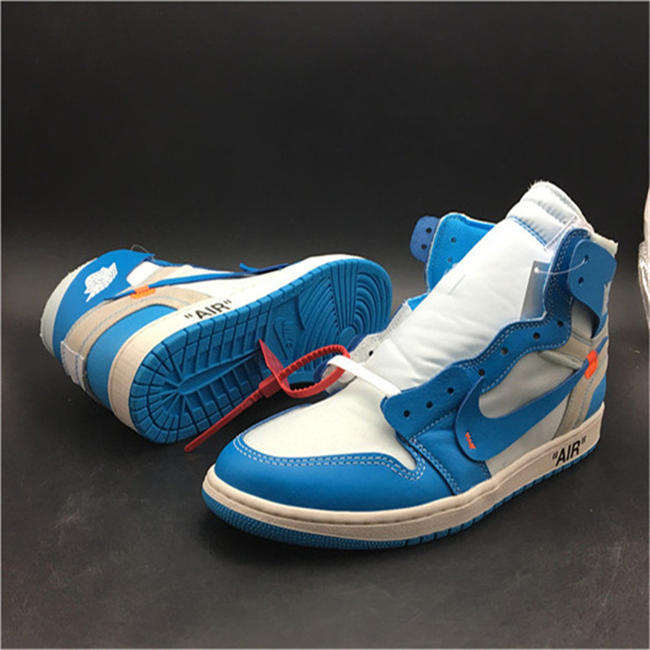 OFF-WHITE x Air Jordan 1 “Powder Blue” AQ0818-148