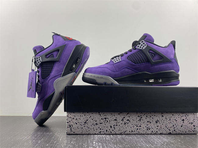 Jordan 4 Retro x Travis Scott Purple 766296LN4