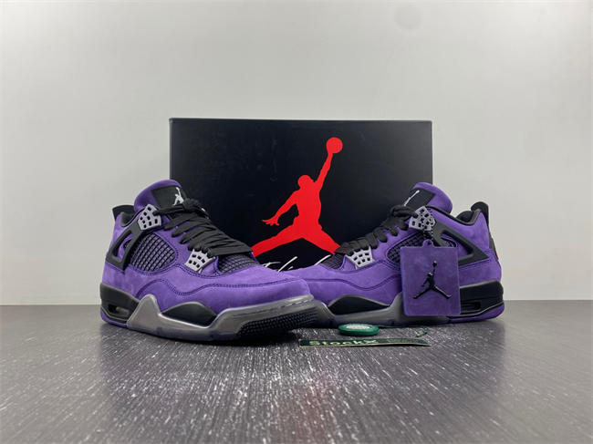 Jordan 4 Retro x Travis Scott Purple 766296LN4