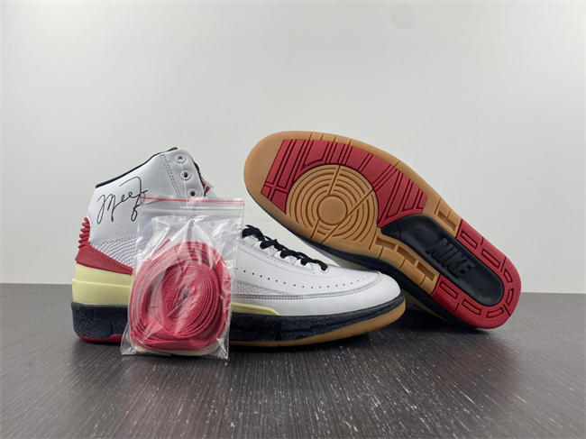 Air Jordan 2 x Off White HighWhite Red DJ4375-101