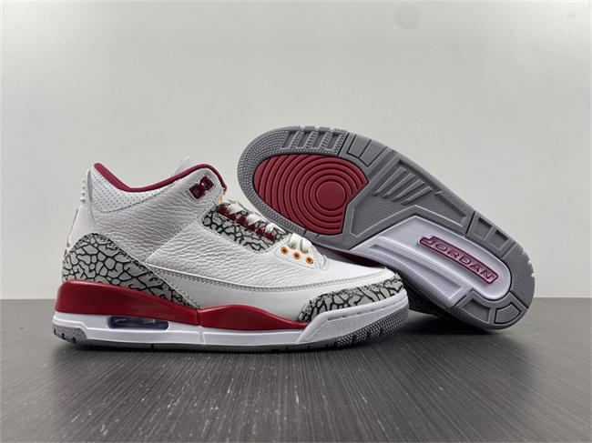 Air Jordan 3 “Cardinal Red”  CT8532-126