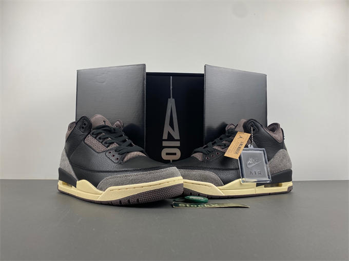 Ma Manière x Air Jordan 3 “Black” AMM  FZ4811-001