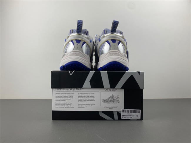 Off White 24 Silver blue